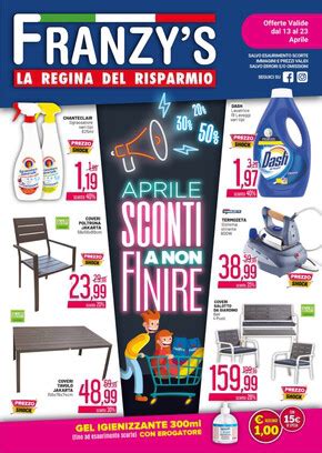 volantino francis|Offerte Franzys: offerte e negozi